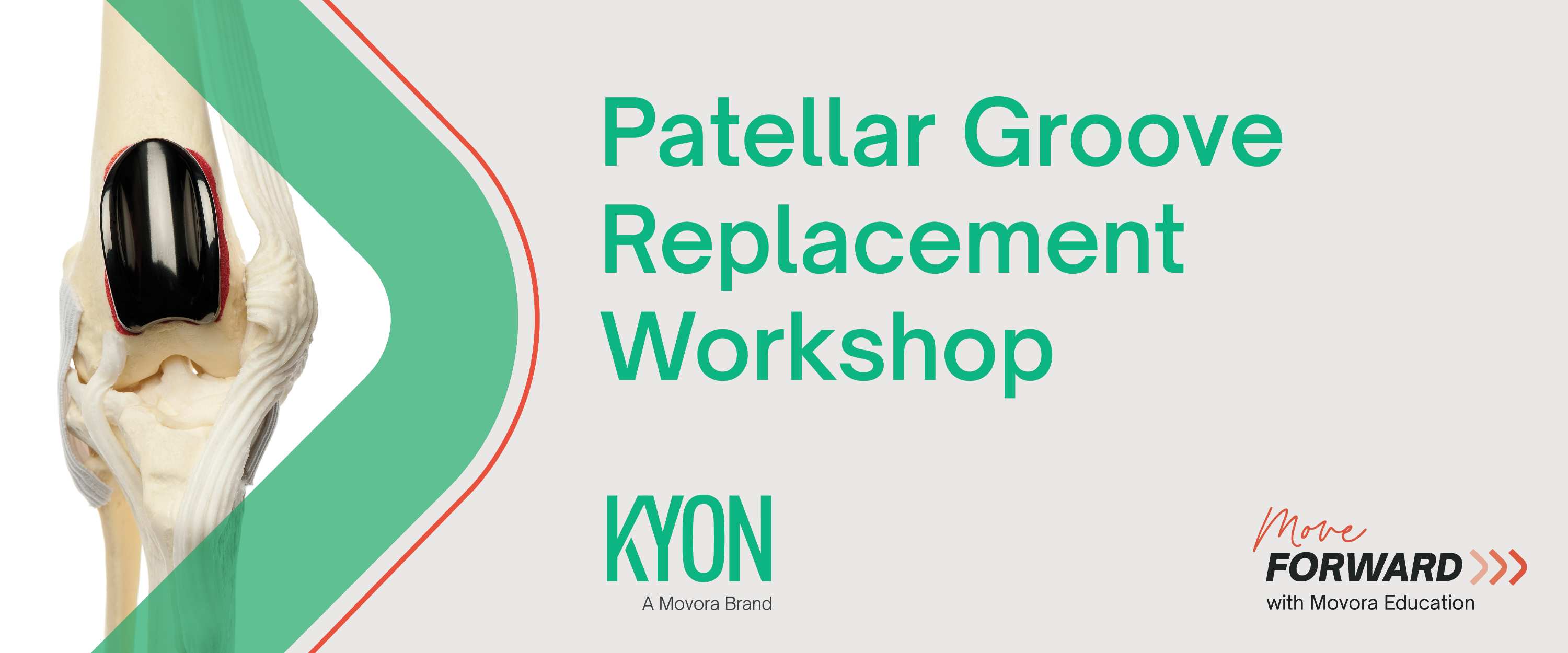 Kyon patellar groove replacement workshop banner